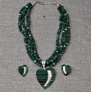 Jay King Mine Finds DTR 925 Multi Stone Statement Necklace Pendant Earrings Set